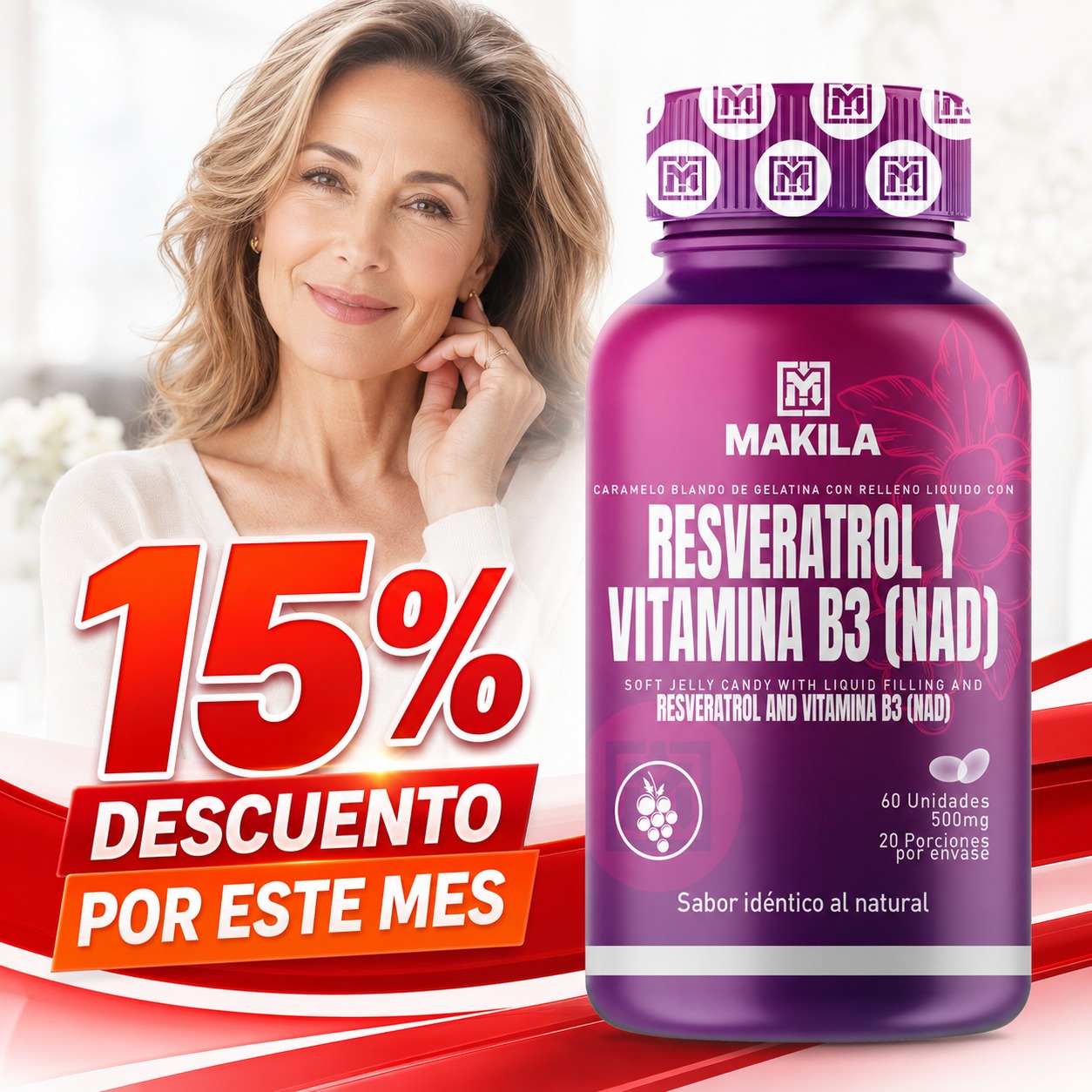 RESVERATROL CON VITAMINA B3
